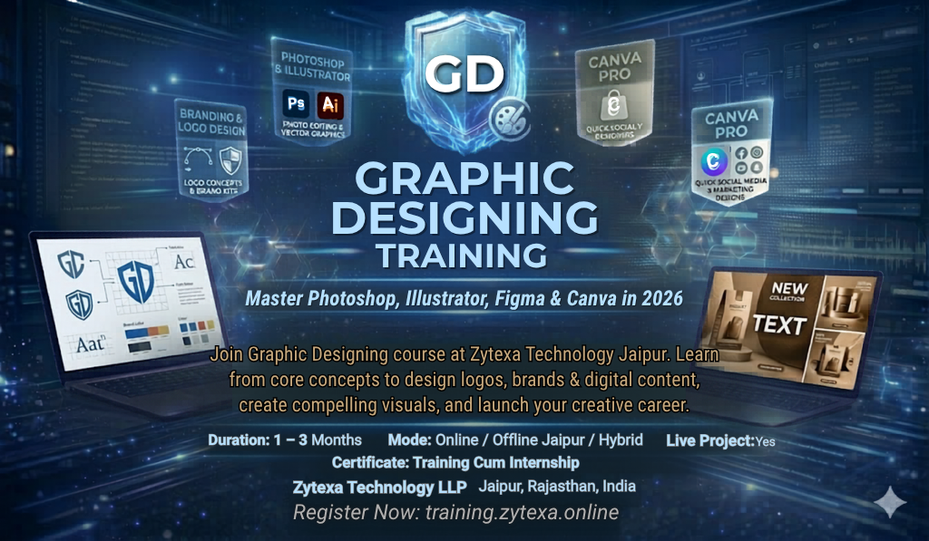 Graphic Designing Course in Jaipur – Design Logos, Brands & Digital Content