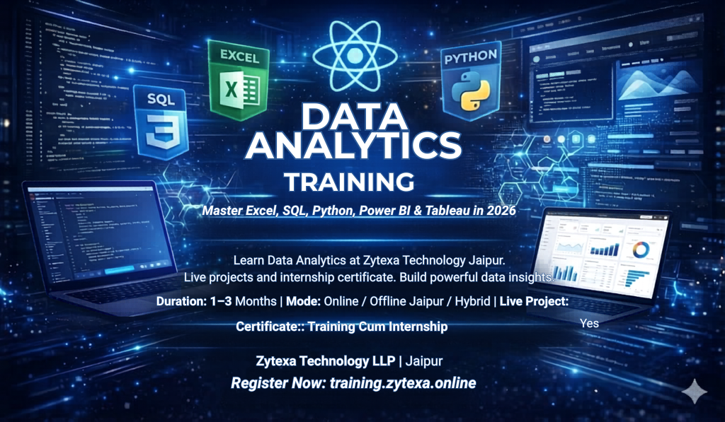 Data Analyst Course in Jaipur – Turn Data into Career Opportunities