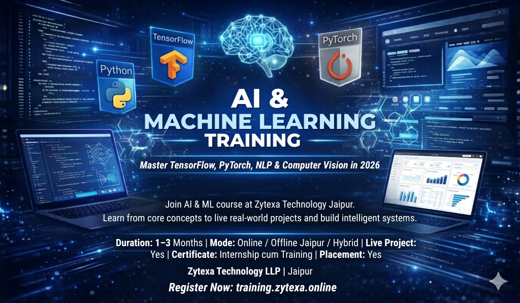 AI & Machine Learning Course in Jaipur – Build Intelligent Systems