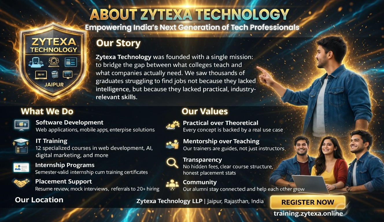 About Zytexa Technology – Empowering India’s Next Generation of Tech Professionals
