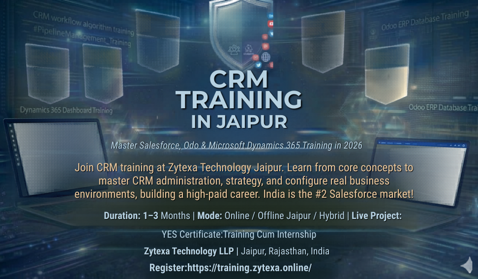 CRM Course in Jaipur – Master Salesforce, Odoo & Microsoft Dynamics 365