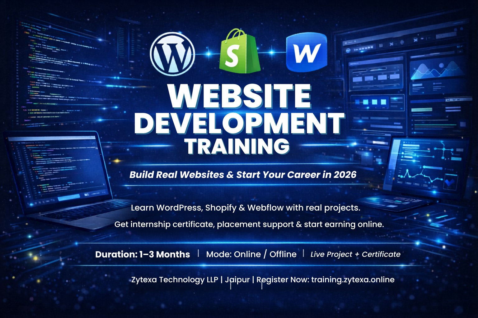 Website Development Course in Jaipur – Build Real Websites with CMS