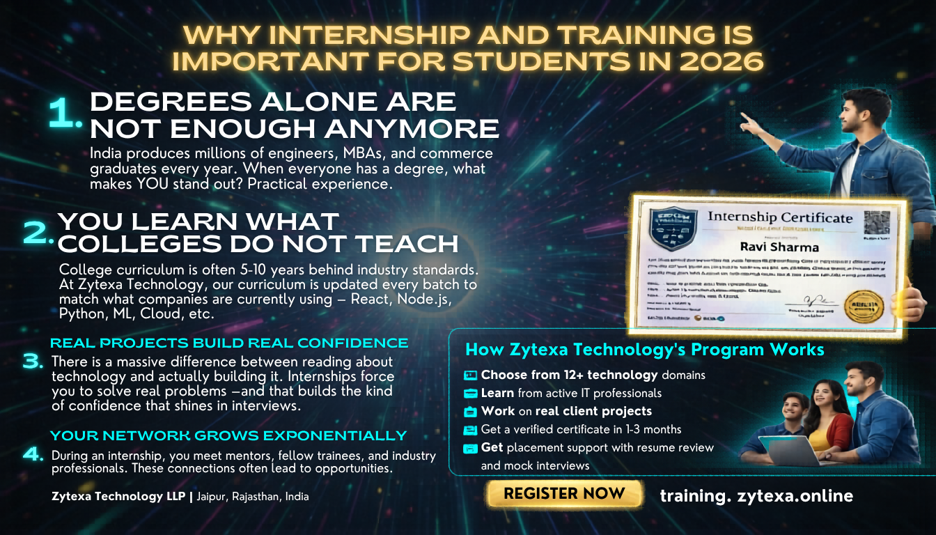 Why Internship and Training is Important for Students in 2026